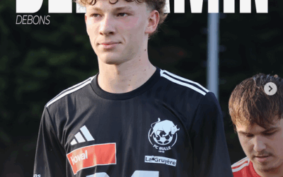 Benjamin Debons, un junior avec la UNE du FC Bulle